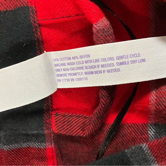 Cozy Buffalo Check Flannel Robe - Picture 3 of 9